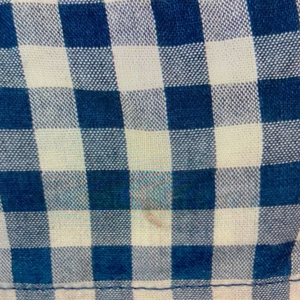 J. Jill Blue and White Gingham Button-Up - Picture 4 of 5